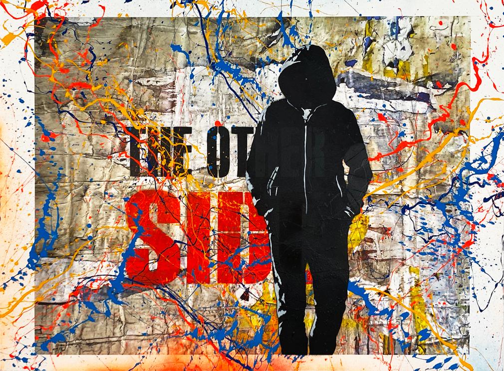 TEHOS 'The Other Side' Mixed Media HPM Original (1 of 14)