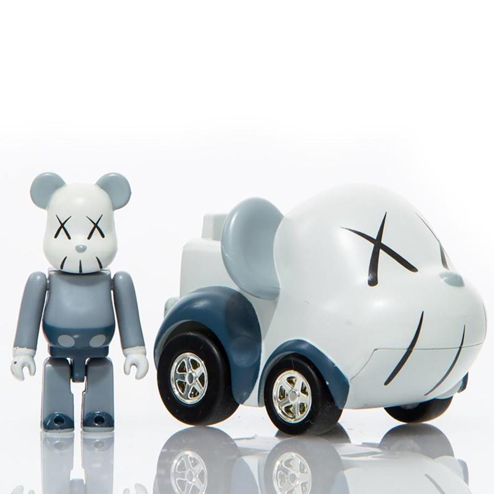 KAWS x BE@RBRICK x TAKARA TOMY 'Choco-Q' Fig. + Car Set (1 of 6)