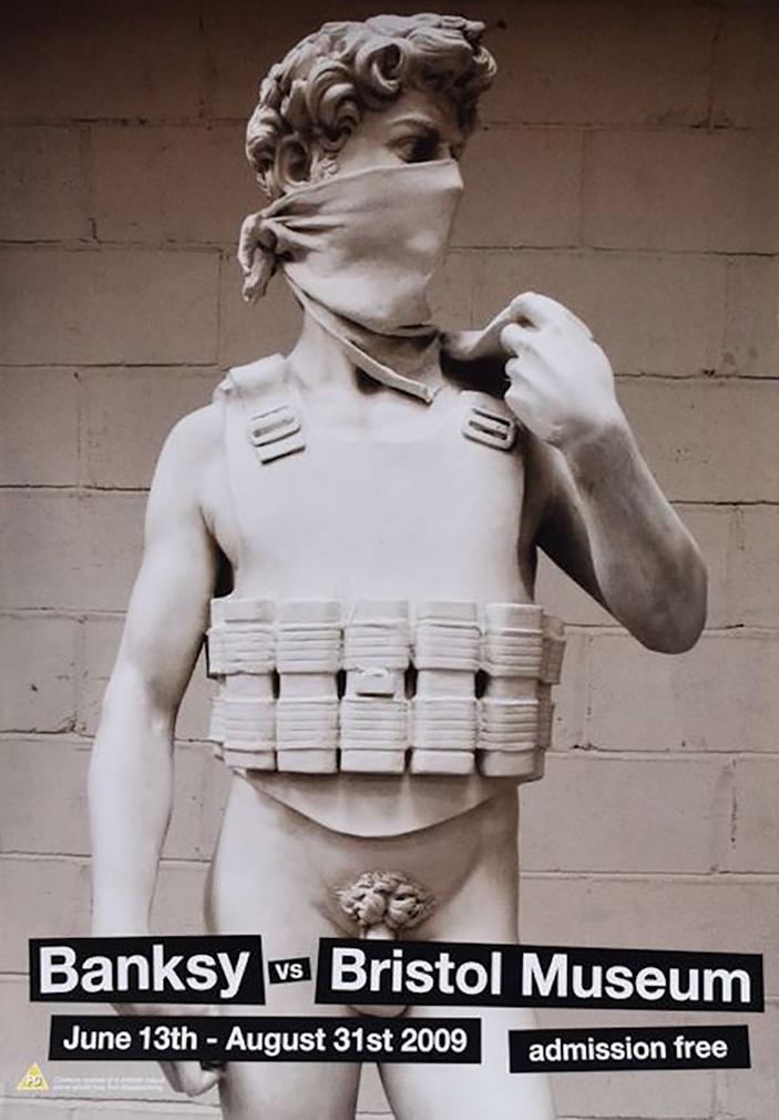 BANKSY 'Banksy vs. Bristol Museum: David' Lithograph (1 of 7)
