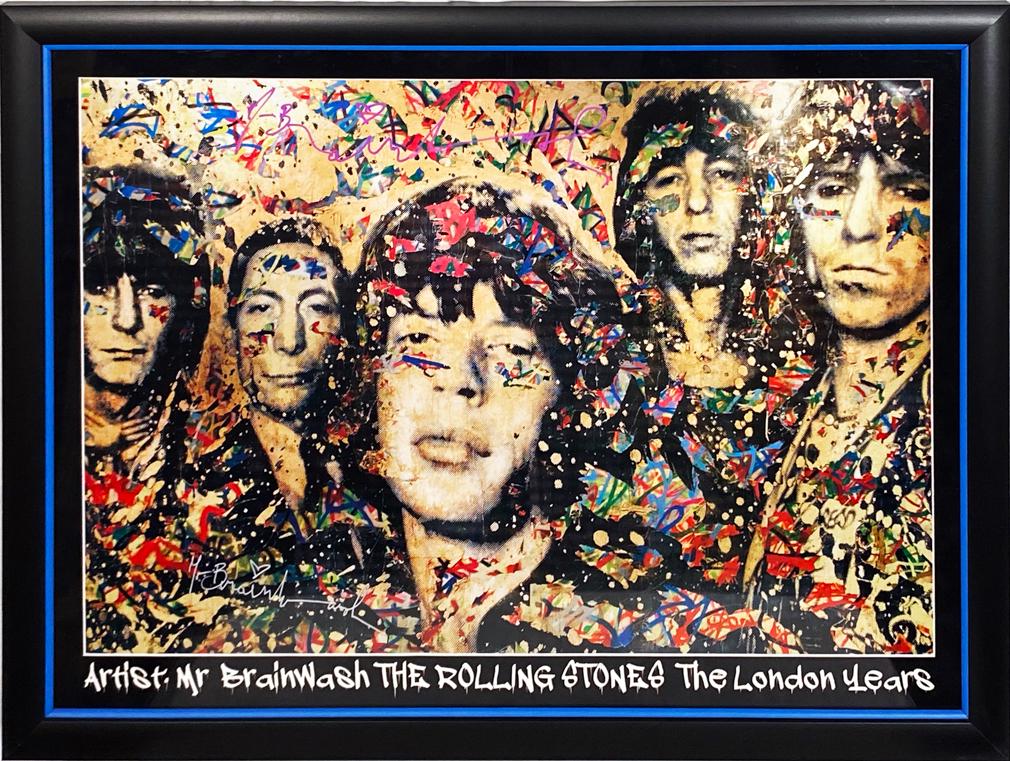 MR. BRAINWASH 'Rolling Stones' SIGNED Lithograph (1 of 12)