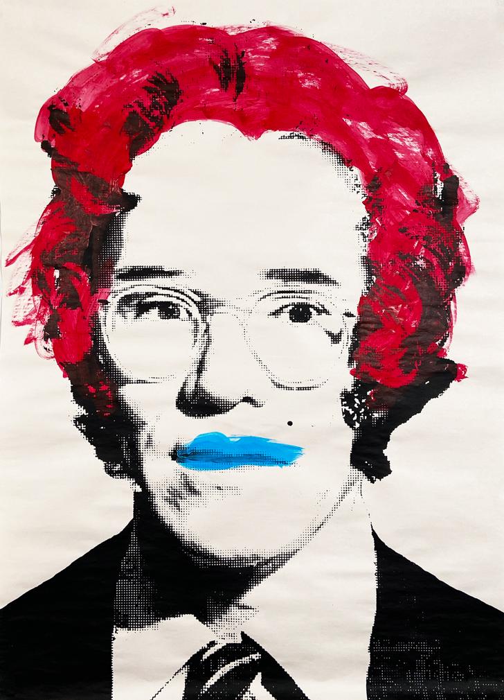 MR. BRAINWASH 'Andy Warhol' (red) Original Paster (1 of 7)