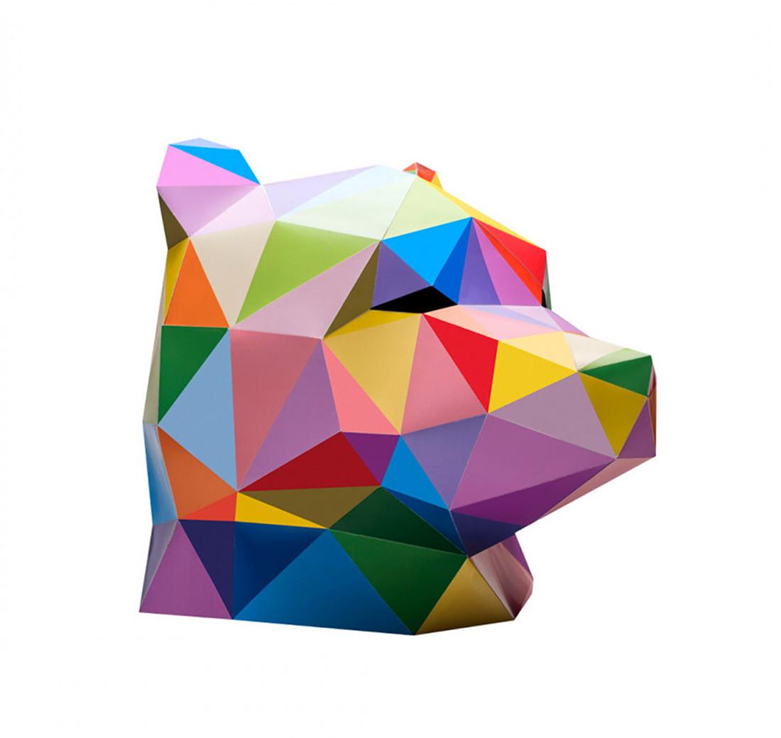 OKUDA 'Bear Mask' Die-Cut + Print Set (1 of 10)