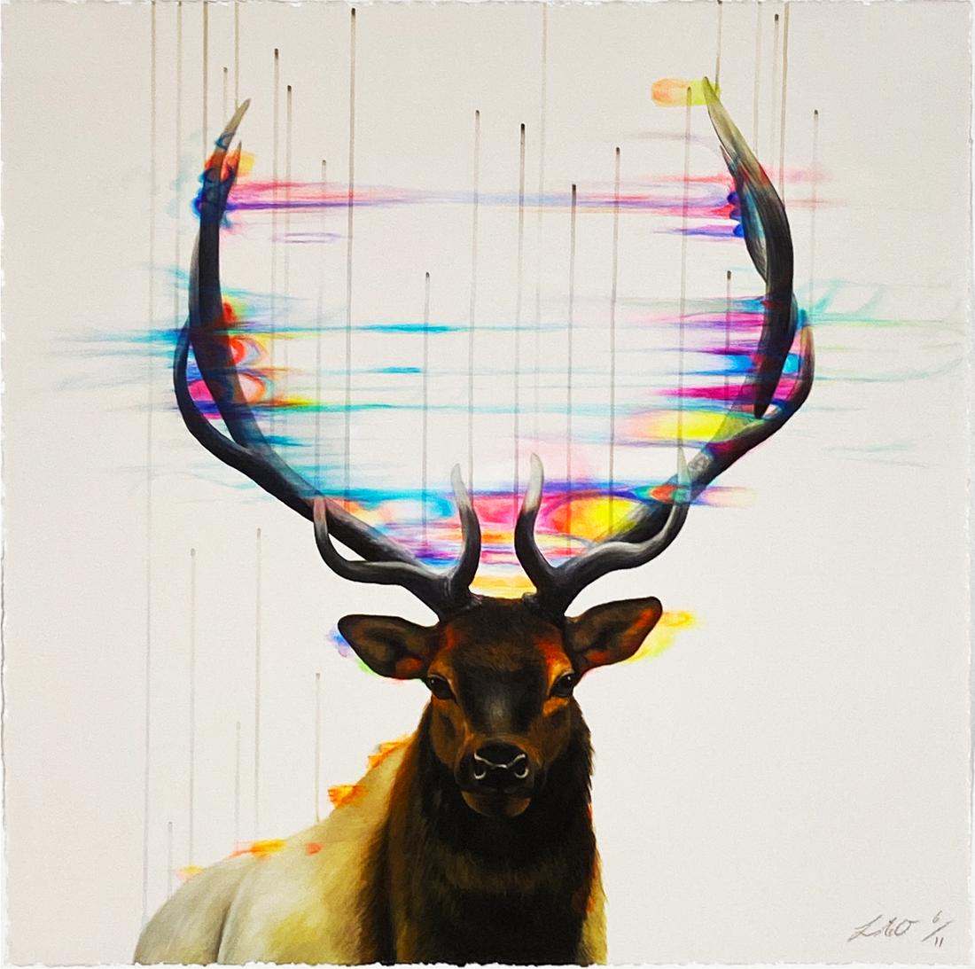 LOUISE McNAUGHT 'Stag Market' Giclée Print (1 of 7)
