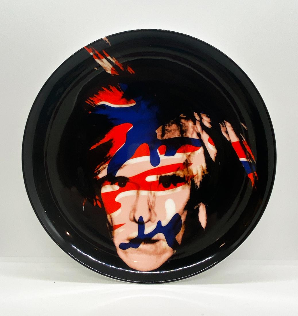ANDY WARHOL 'Camouflage Self Portrait' Porcelain Plate (1 of 8)