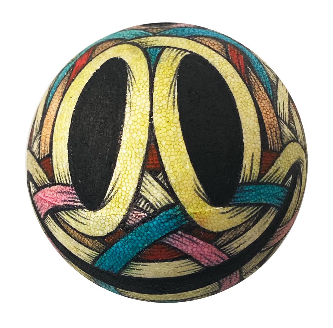 OTTO SCHADE 'Acid Smiley Ball' Original Artwork (1 of 8)