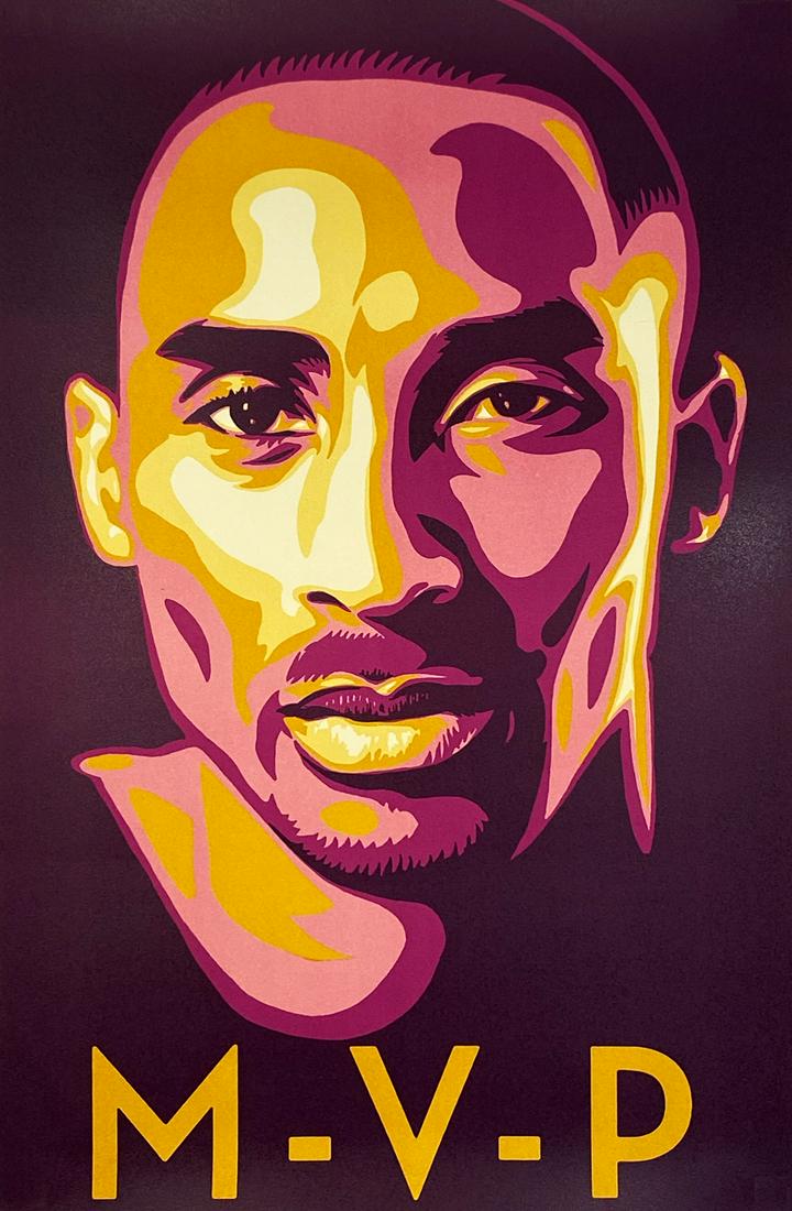 SHEPARD FAIREY (after) 'KOBE: MVP' Serigraph Print (1 of 7)
