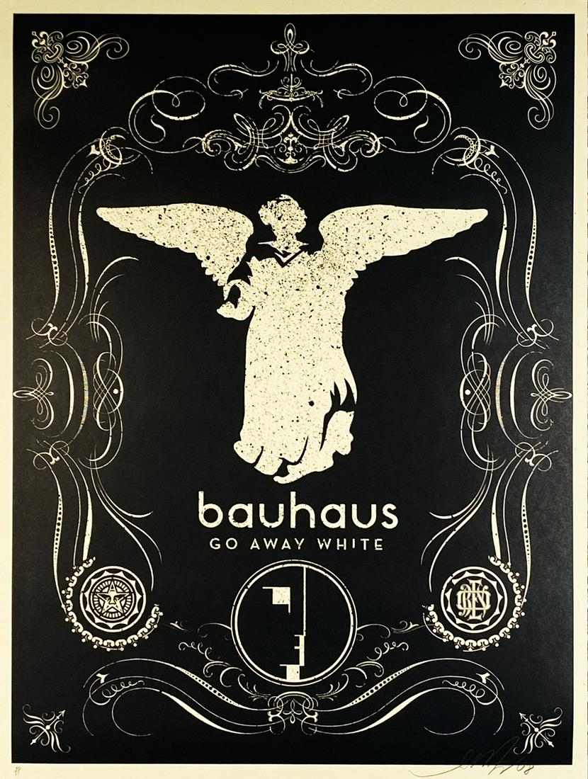 SHEPARD FAIREY 'Bauhaus' (black) Screen Print (1 of 7)