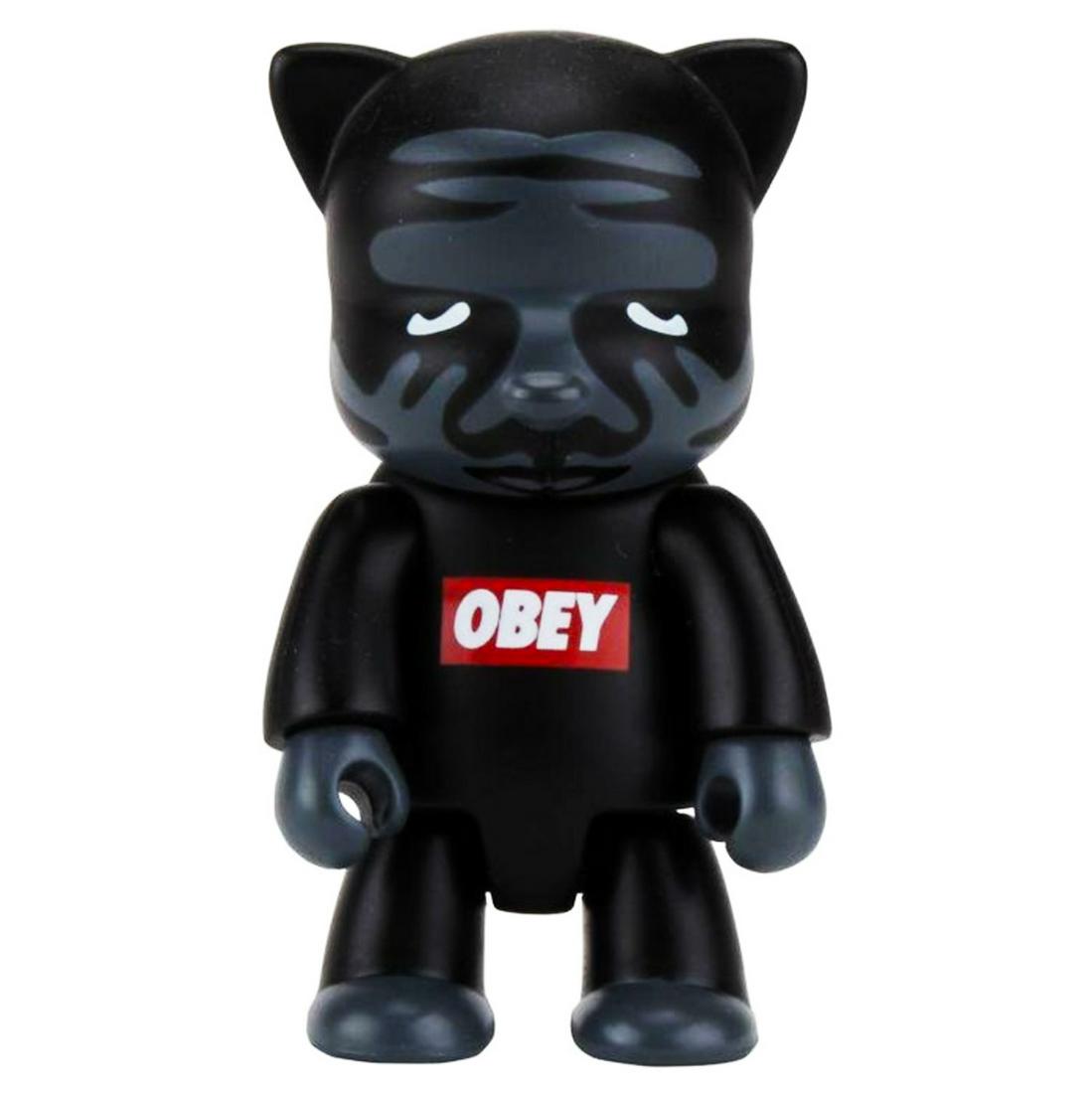 SHEPARD FAIREY x Toy2R 'Obey Stealth Bomber Qee': 'Obey Stealth Bomber Qee' by Shepard Fairey, 2003 OXOP Series 1 keychain by Toy2R. 3 Inches (figure) 2 x 3.5 x 1.65 Inches (box) Rare collectible vinyl keychain figure with stand. Limited Edition of 4