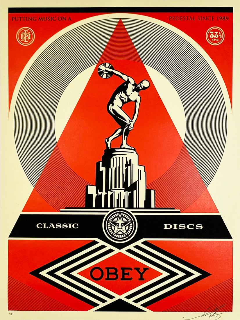 SHEPARD FAIREY 'Pedestal' Screen Print (1 of 8)