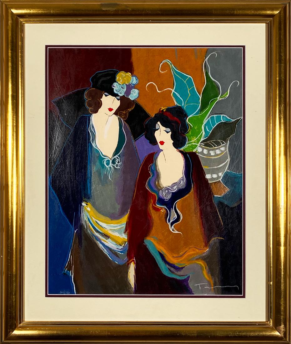 ITZCHAK TARKAY 'Ladies Standing' Serigraph Print (1 of 9)