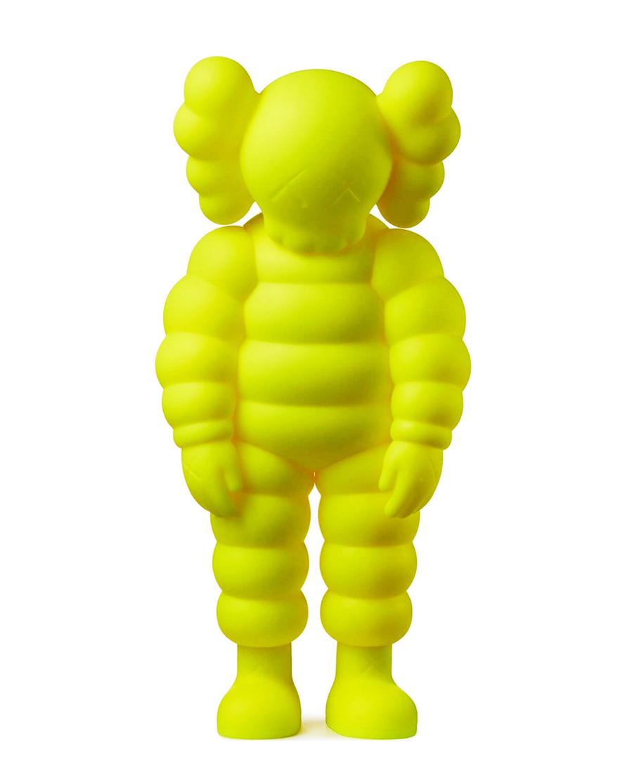 KAWS 'What Party' (yellow) Vinyl Art Figure (1 of 8)