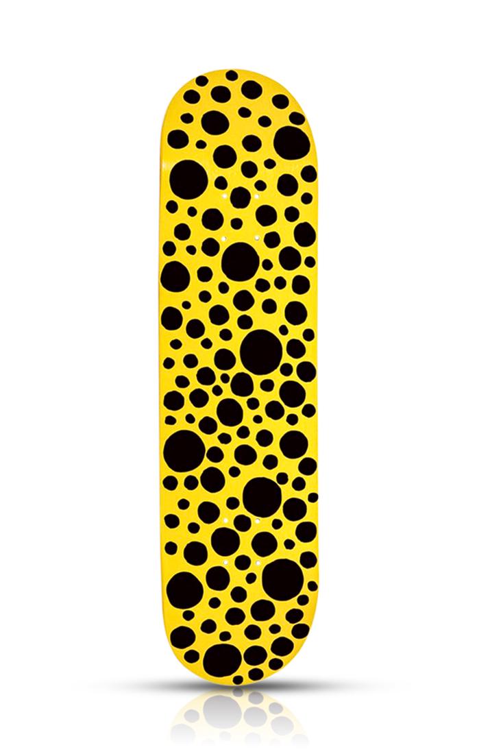 YAYOI KUSAMA 'Dots Obsession: Yellow' Skateboard Deck (1 of 2)