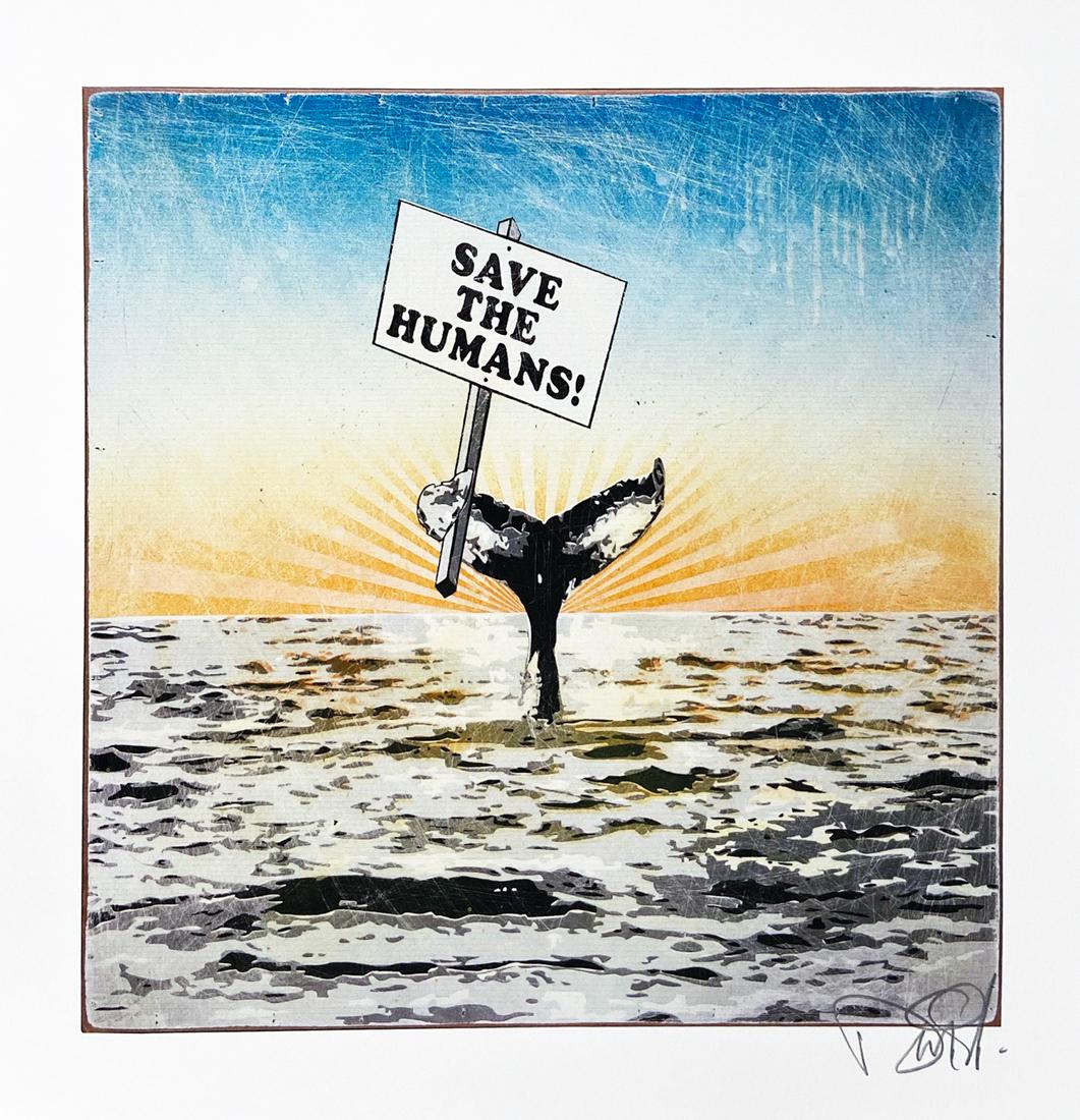 DENIAL 'Save the Humans!' (mini) Giclée Print (1 of 5)