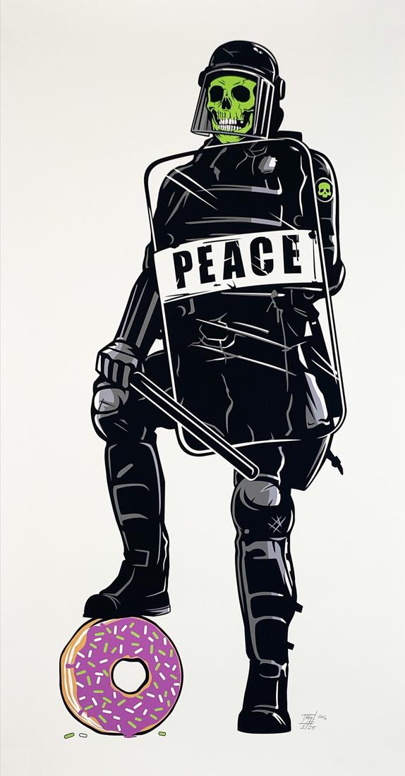 KRAYOLA 'Big Riot Donut' Screen Print (1 of 8)