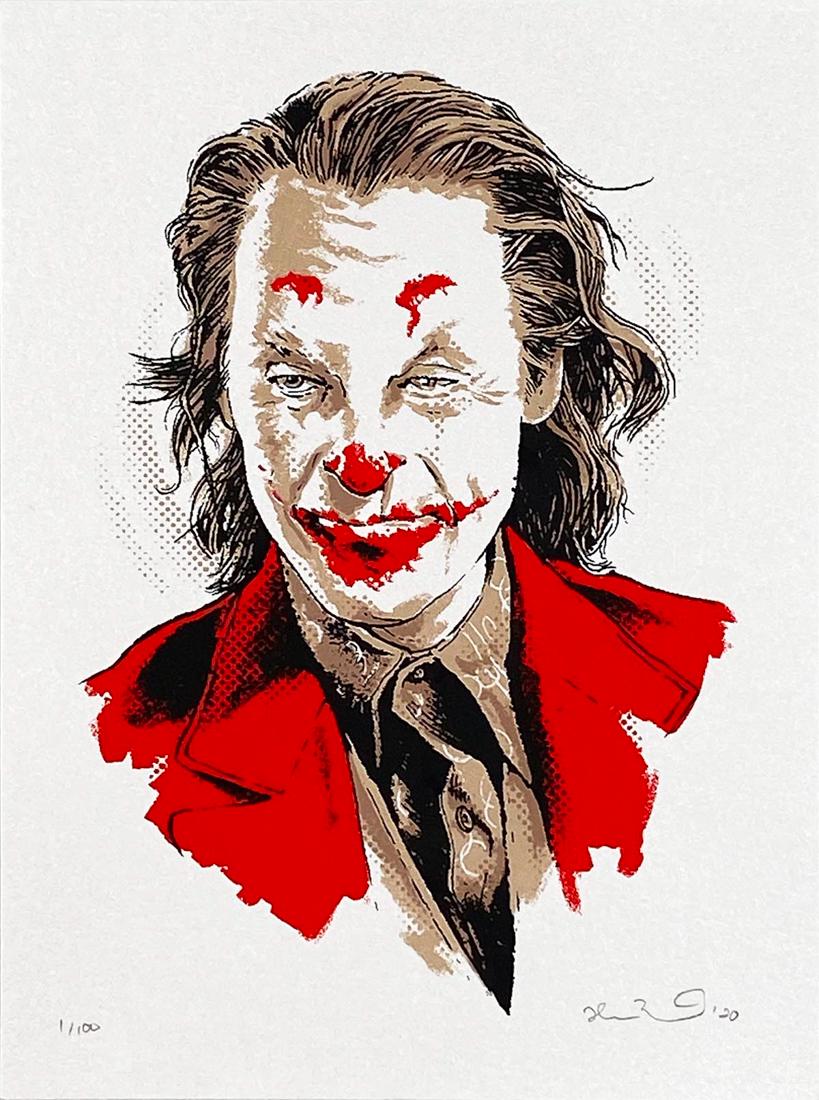 JOSHUA BUDICH 'Mini Joker' Screen Print (1 of 6)