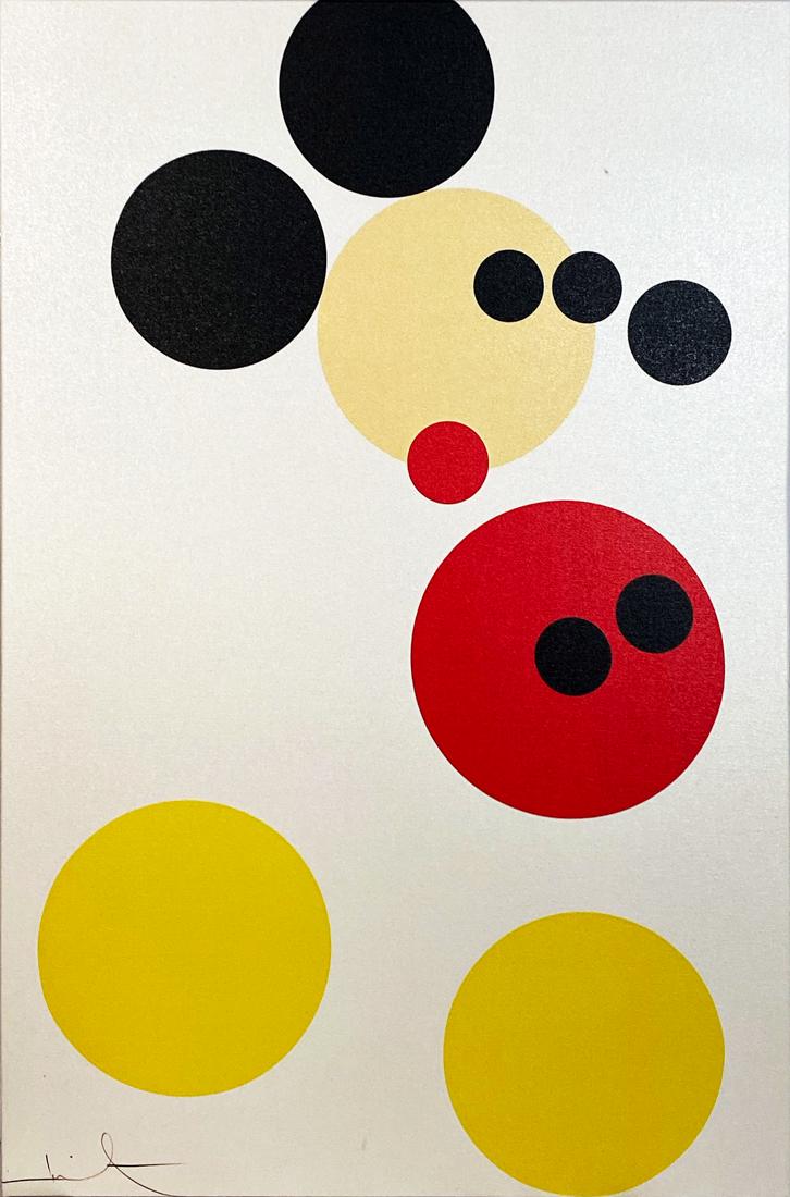 DAMIEN HIRST (after) 'Mickey' Screen Print on Canvas (1 of 9)