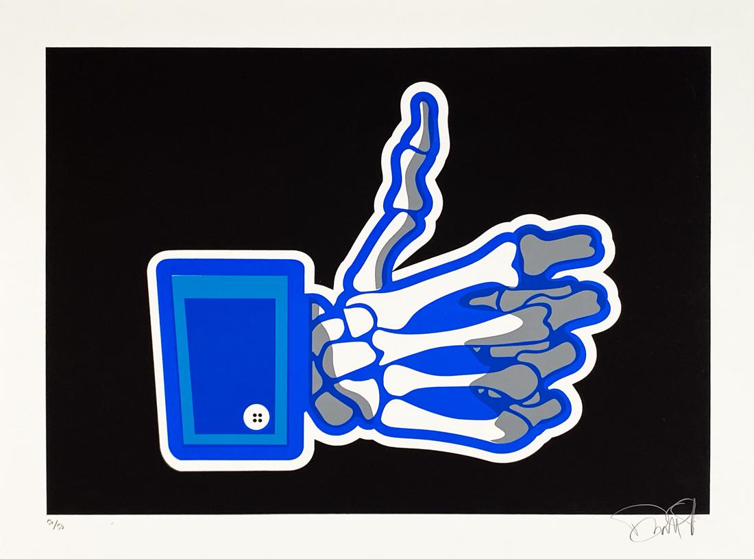 DENIAL 'Dead Like' (Facebook) Screen Print (1 of 8)