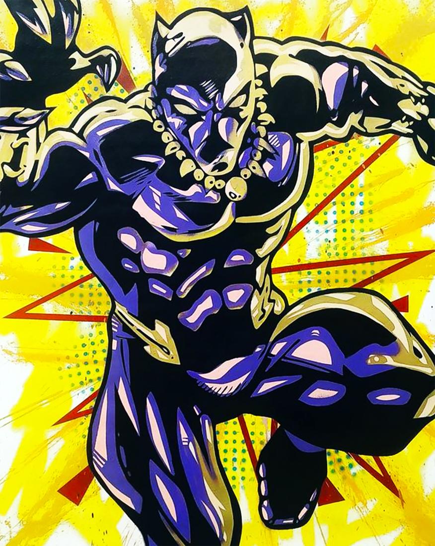 FUR 'Wakanda Forever XXL' Original Mixed-Media on (1 of 8)