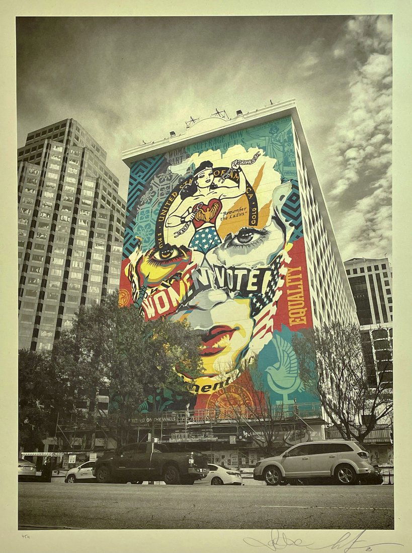 SANDRA CHEVRIER x SHEPARD FAIREY 'The Beauty of Justice (1 of 5)