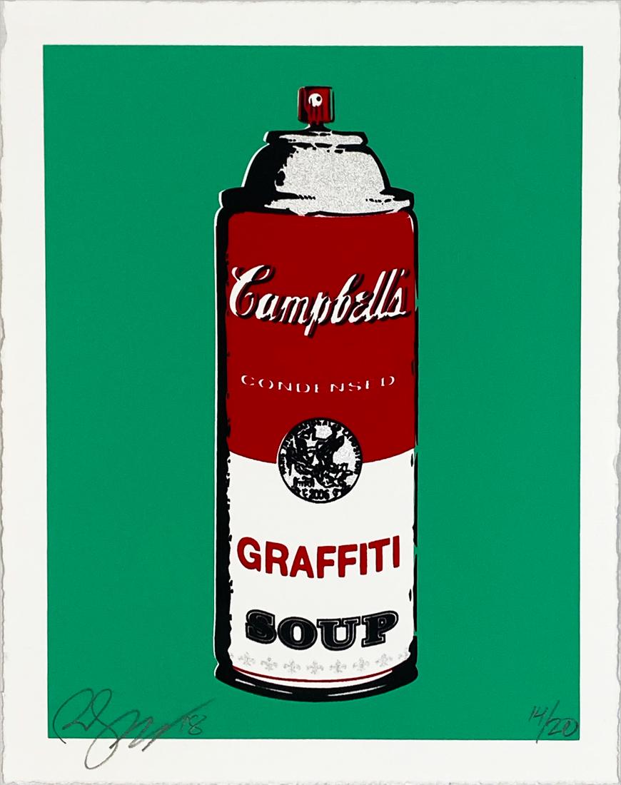 RENE GAGNON 'Mini-Graffiti Soup' (green) Giclée Print (1 of 7)