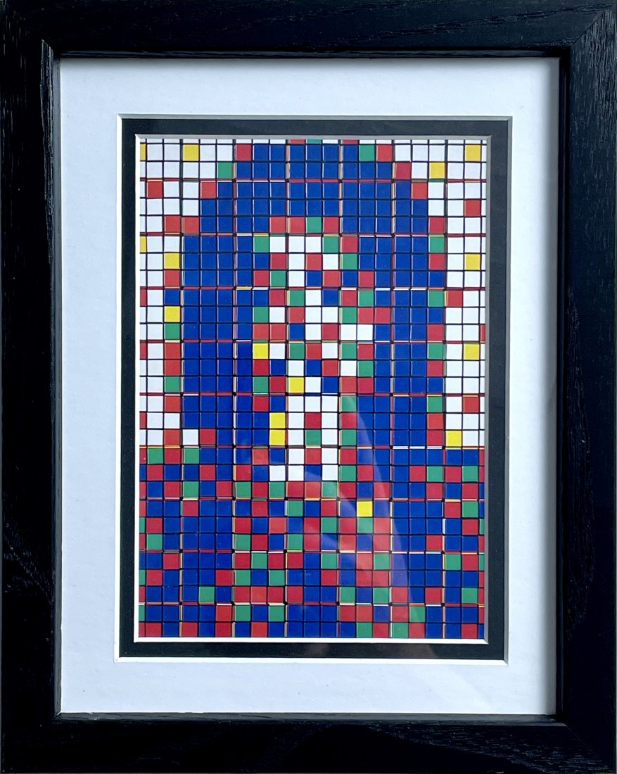 INVADER 'Bjork' 2009 RARE Grifters Showcard (Framed) (1 of 10)