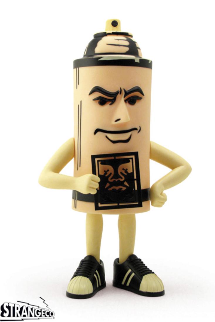 SHEPARD FAIREY 'Mr. Spray' (black) Art Figure (1 of 12)