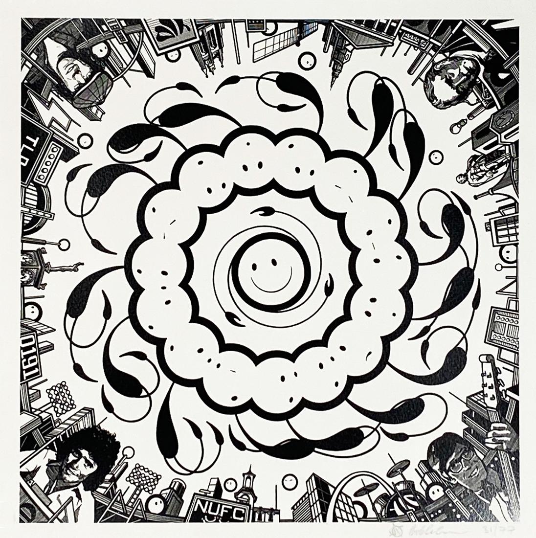 THE LONDON POLICE 'Circle of Truth' Screen Print (1 of 6)