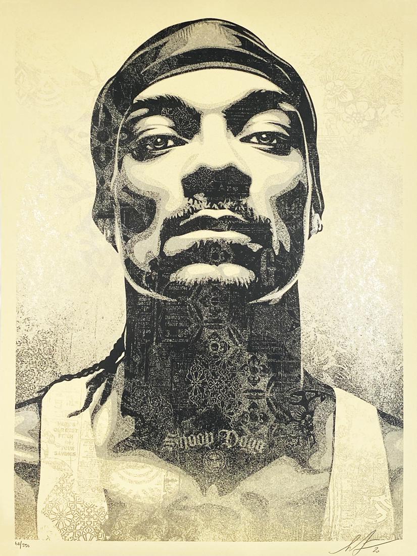 SHEPARD FAIREY 'Snoop D-O Double G' Screen Print (1 of 8)