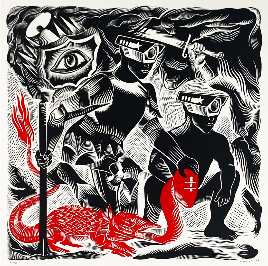 TOMO77 'Surveillance' Screen Print (1 of 9)