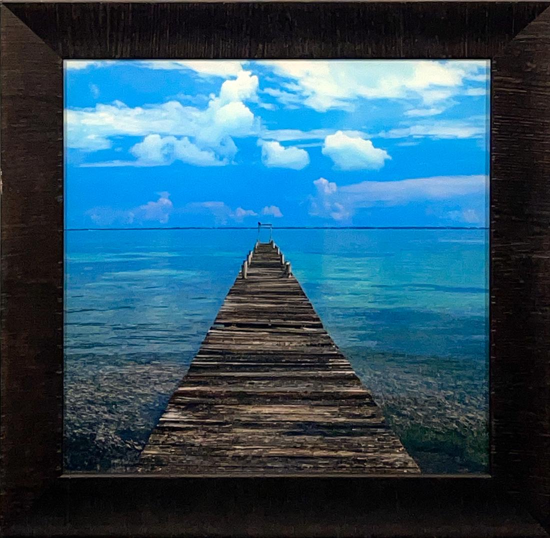 PETER LIK 'Mexico Pier' Custom Framed Acrylic Print (1 of 5)