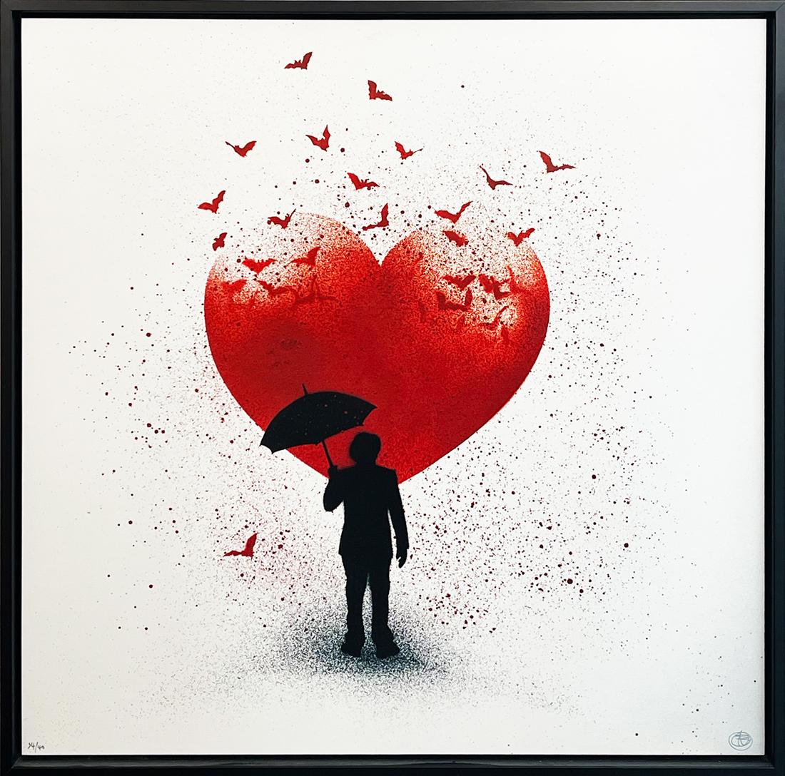 NICK WALKER 'Amour Plated' Print on Wood: 'Amour Plated' by Nick Walker, 2016 Limited collab. release with Prints on Wood. 23.6 x 23.6 Inches Fine art wood print on 1/2″ sustainable Birch, bright white finish. Limited Edition of 40 (#34