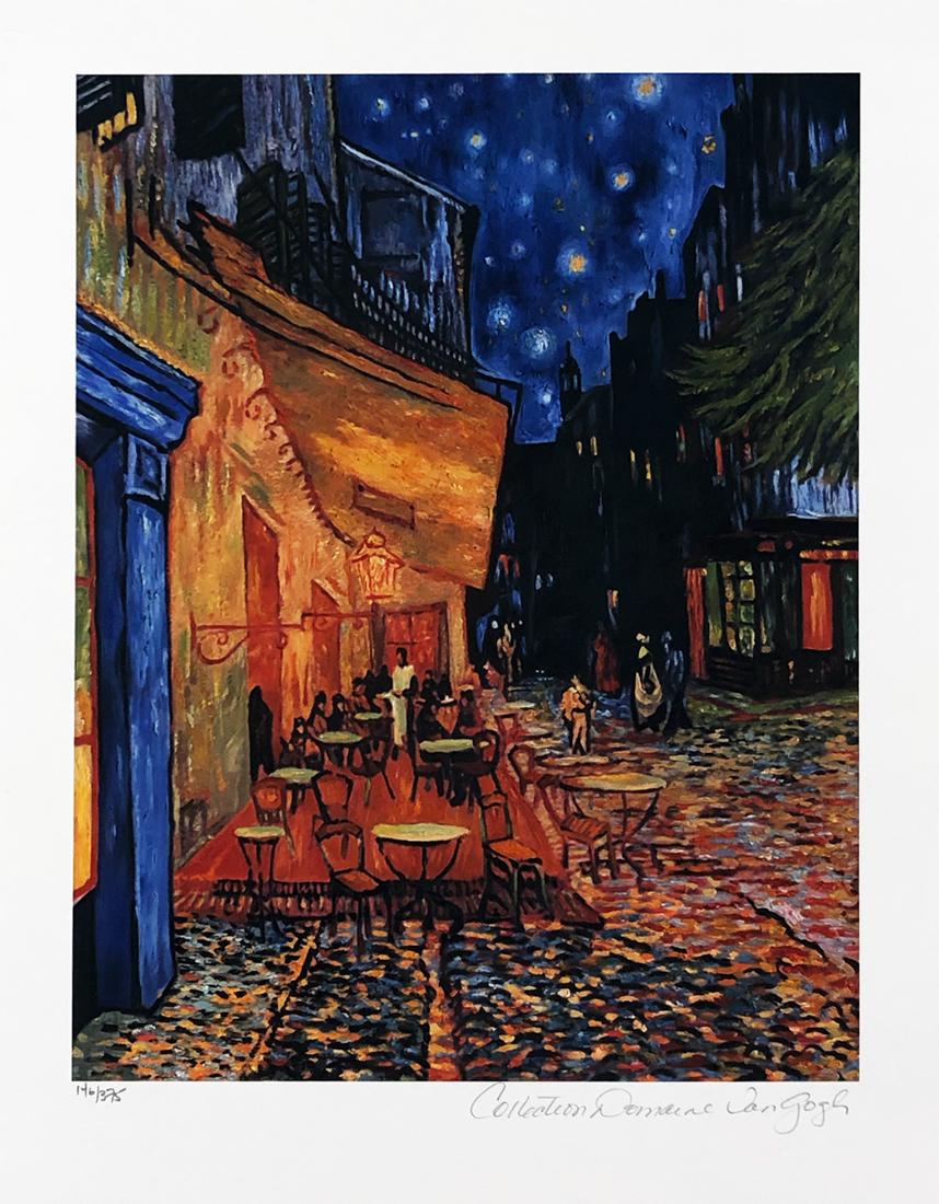 VINCENT VAN GOGH 'Café Terrace At Night' Offset (1 of 6)