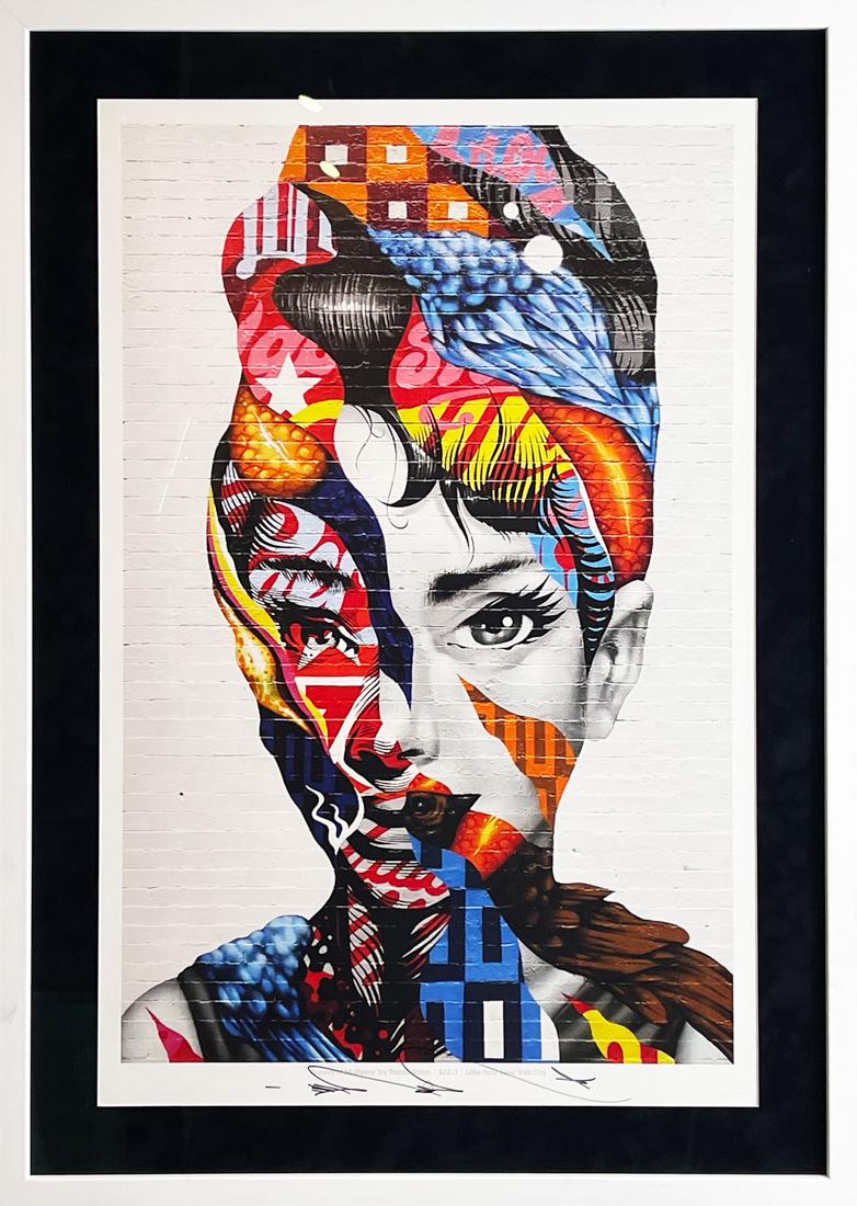 TRISTAN EATON 'Audrey of Mulberry' Framed Signed Poster (1 of 10)