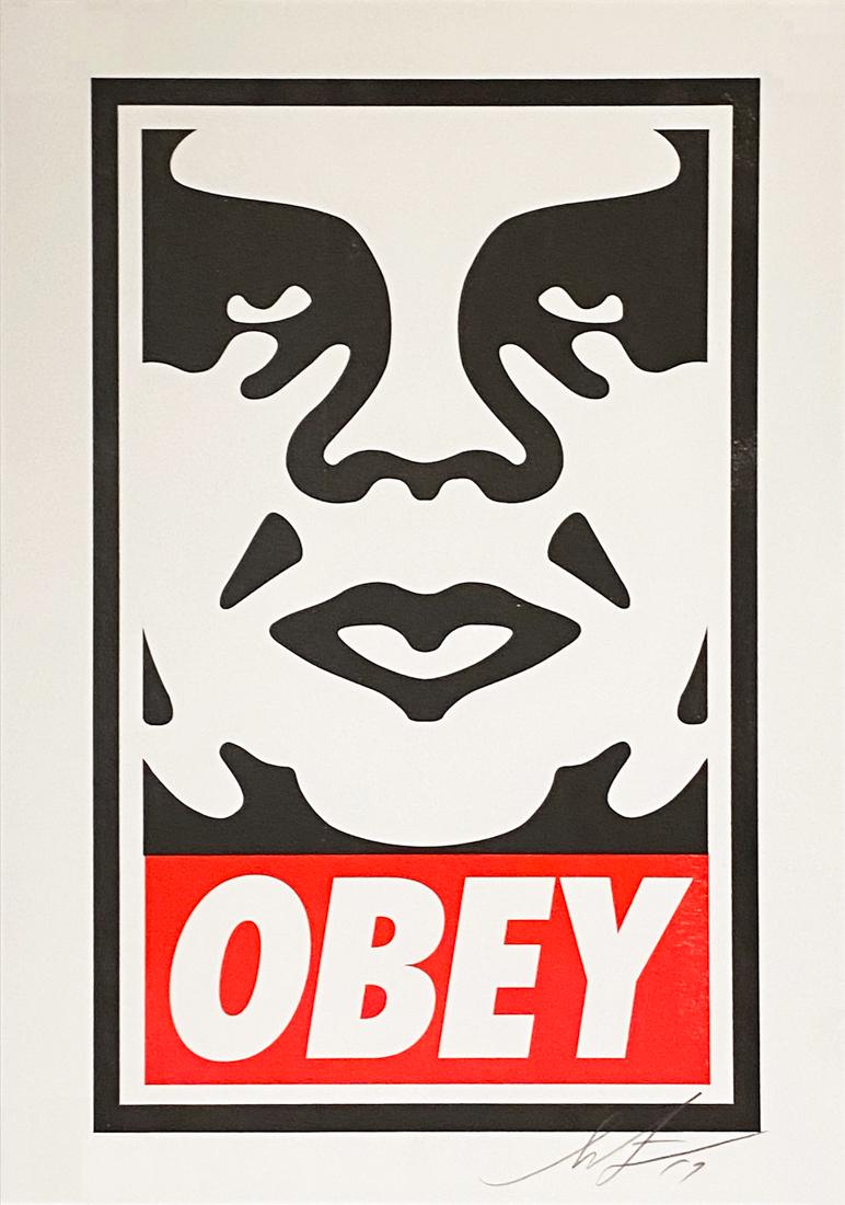SHEPARD FAIREY 'Obey Icon' (mini) Screen Print (1 of 7)