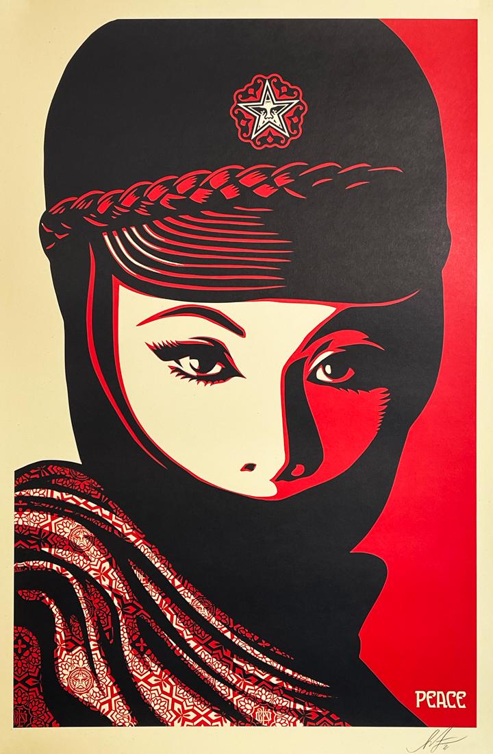 SHEPARD FAIREY 'Mujer Fatale' Offset Lithograph (1 of 10)