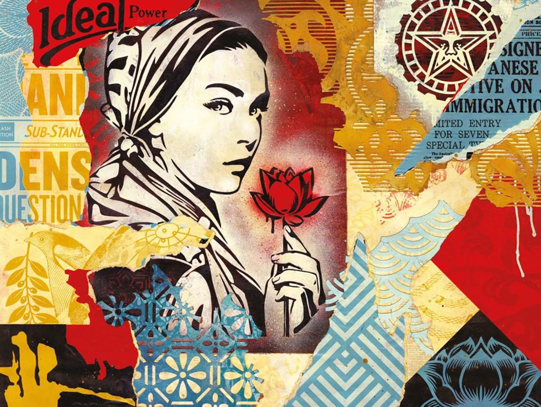 SHEPARD FAIREY 'Ideal Power Collage' 1000pc. Puzzle (1 of 5)