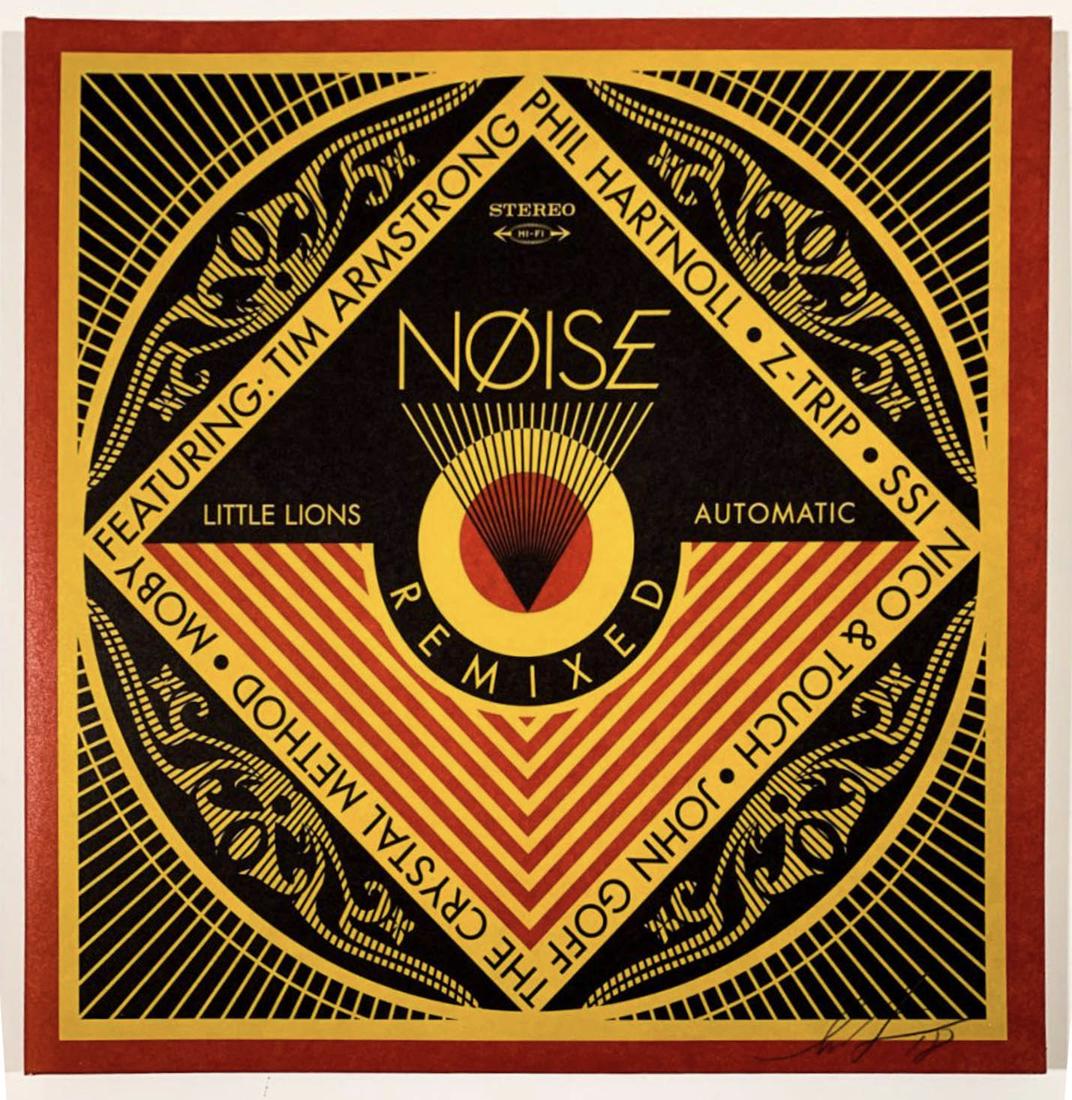 SHEPARD FAIREY 'Noise' Remixed 12" Gatefold Vinyl LP (1 of 5)