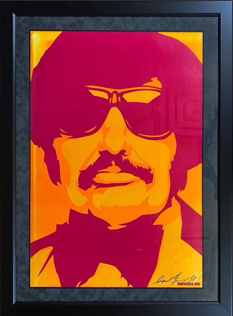 SHEPARD FAIREY 'Andy Lives: Tony Clifton' Framed Offset (1 of 7)