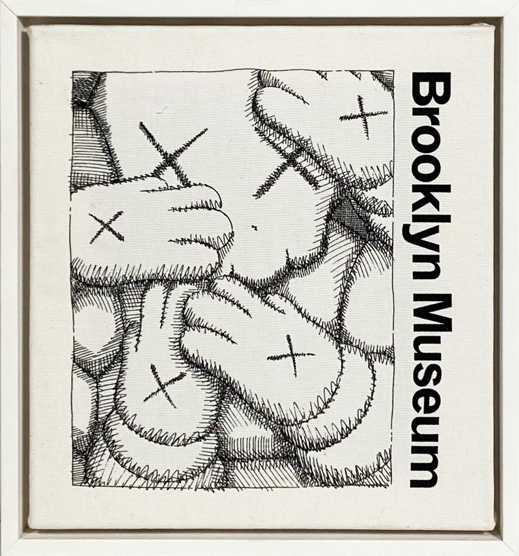 KAWS 'What Party: Urge' Framed Canvas Tote (1 of 8)