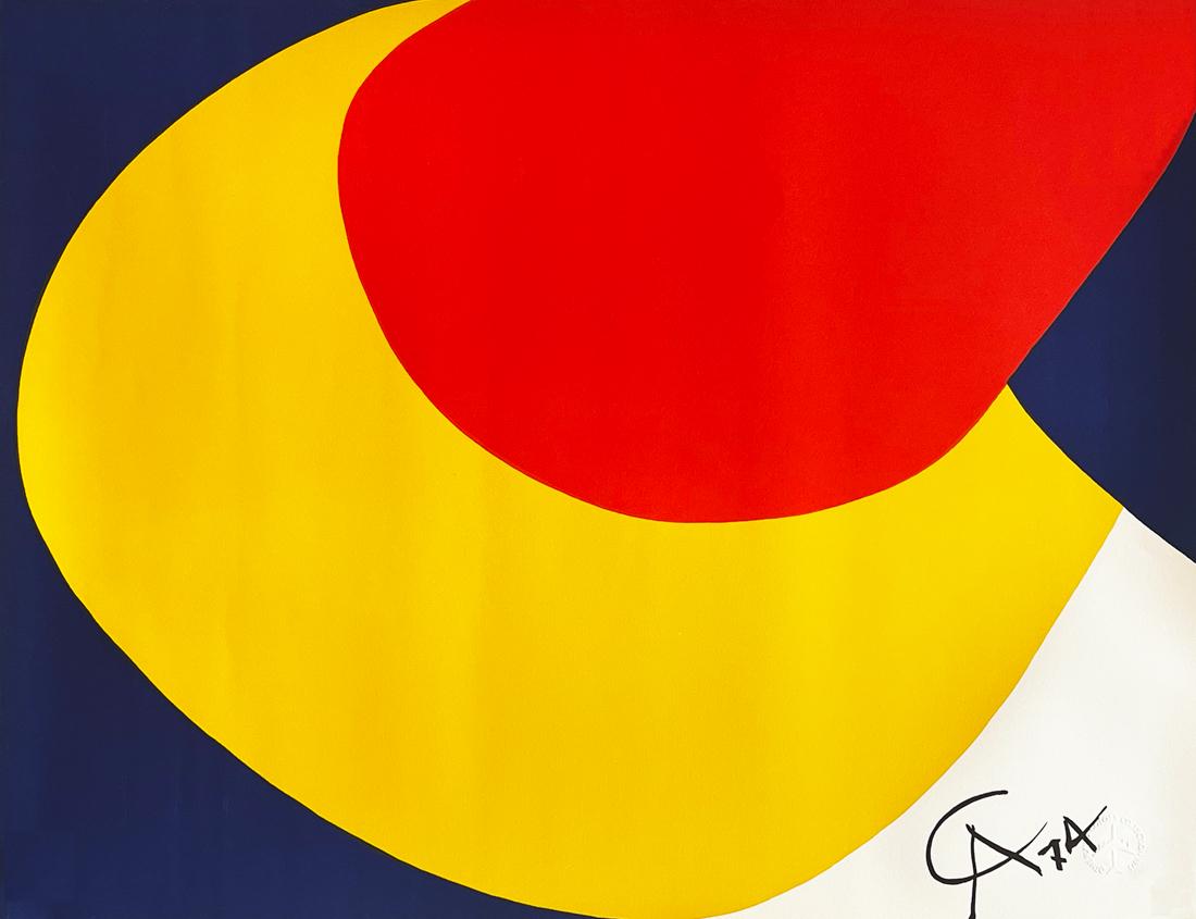 ALEXANDER CALDER 'Flying Colors' Offset Lithograph (1 of 6)