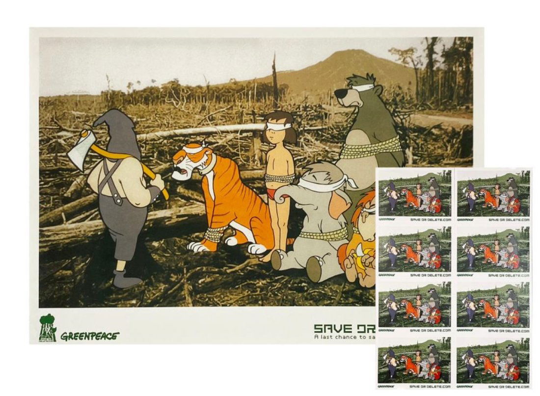 BANKSY 'Save or Delete' Greenpeace Campaign SET (1 of 9)