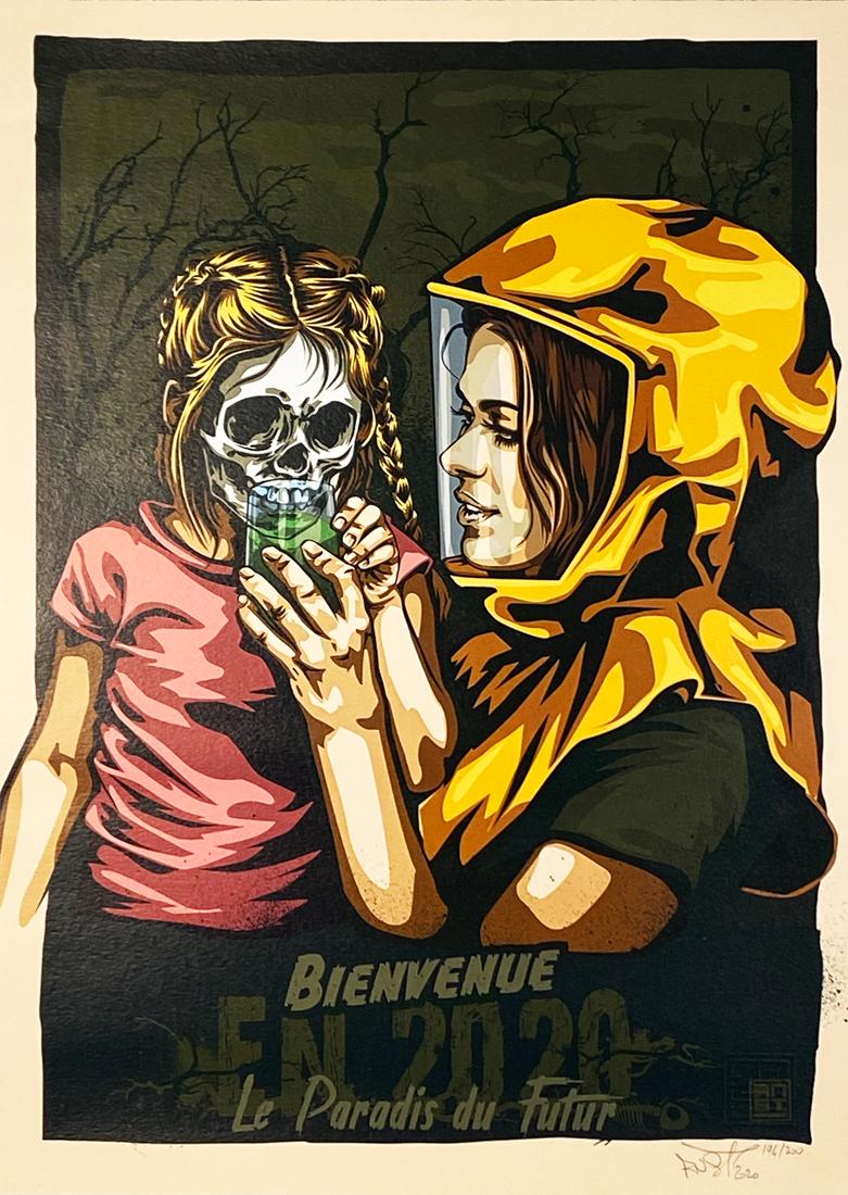 RNST 'Bienvenue en 2020' Offset Lithograph (1 of 8)