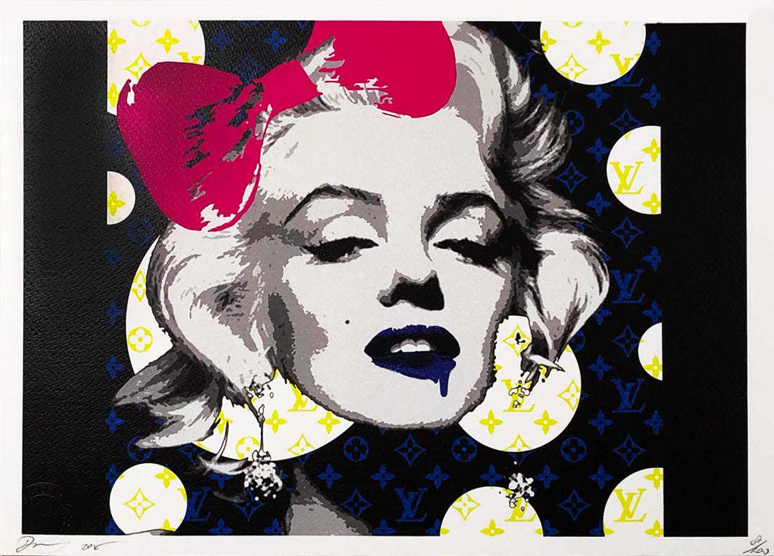 DEATH NYC 'Marilyn LV Bubbles Lithograph Print (1 of 7)