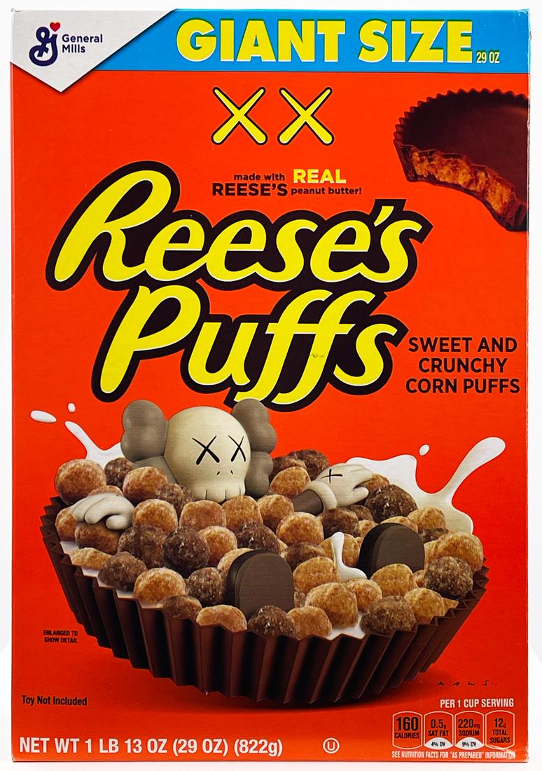 KAWS x Reece's 'Reece's Puffs' Family-Size Cereal Box (1 of 5)