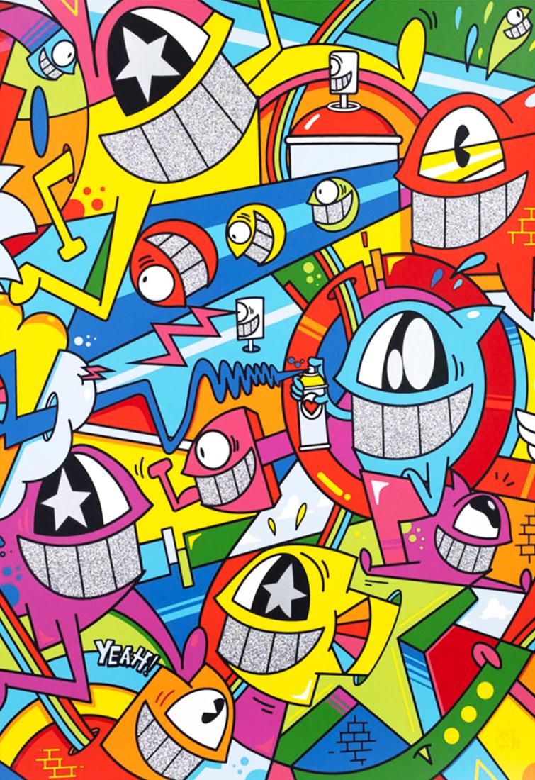 EL PEZ 'Catch the Stars' Serigraph on Board (1 of 12)