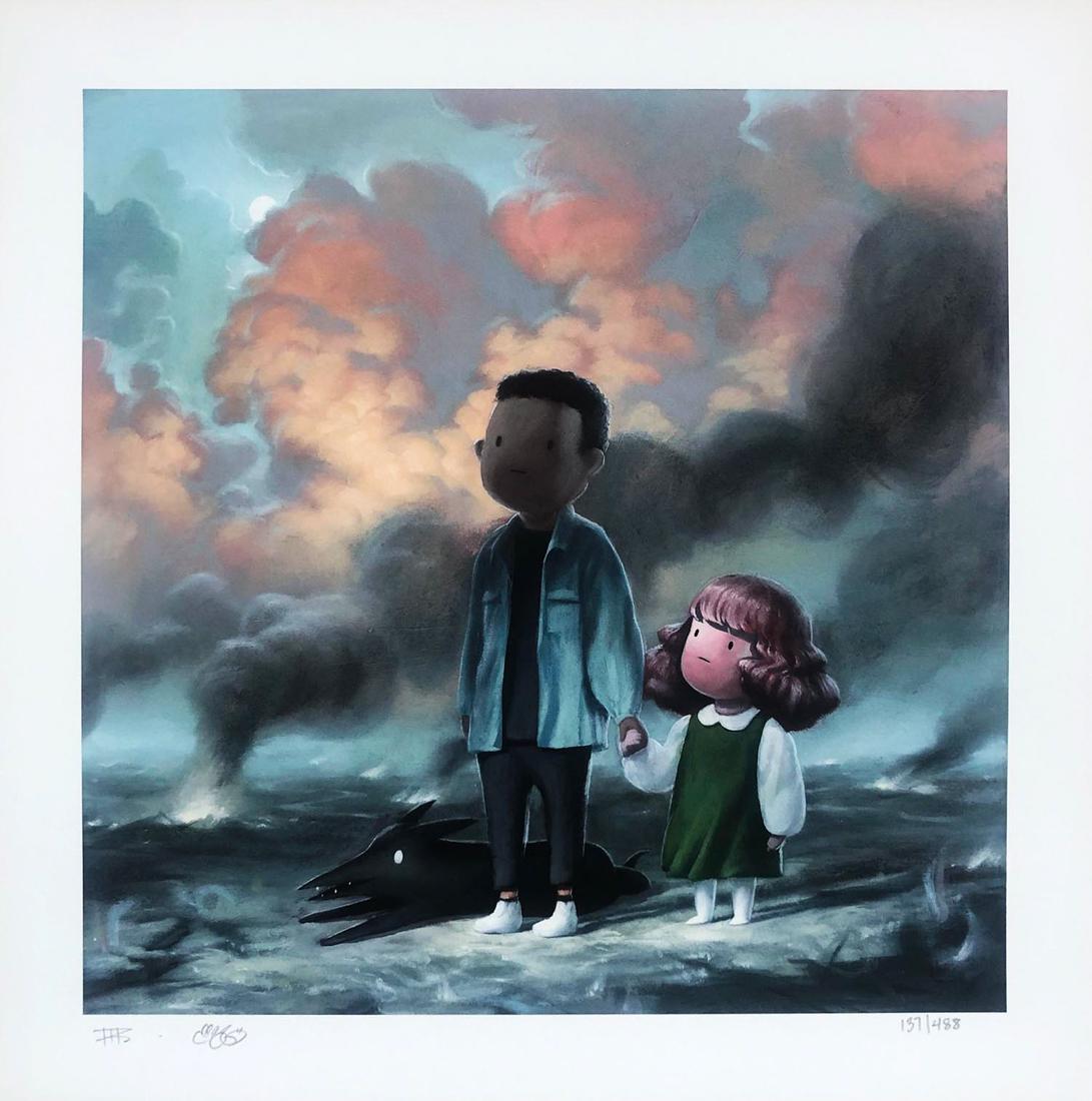 GIORGIKO 'Jay' GiclÃ©e Print: 'Jay' by Giorgiko, 2021 12 x 12 Inches GiclÃ©e print on 300gsm Moab Entrada Rag Natural fine art paper. Limited Edition of 488 (#137/488) Signed and numbered by the artist. ARTIST BIO Giorgiko (pro
