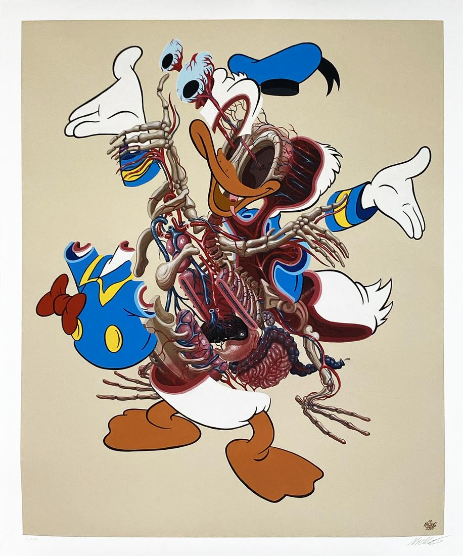 NYCHOS 'Dissection of Donald Duck' Giclée Print (1 of 9)