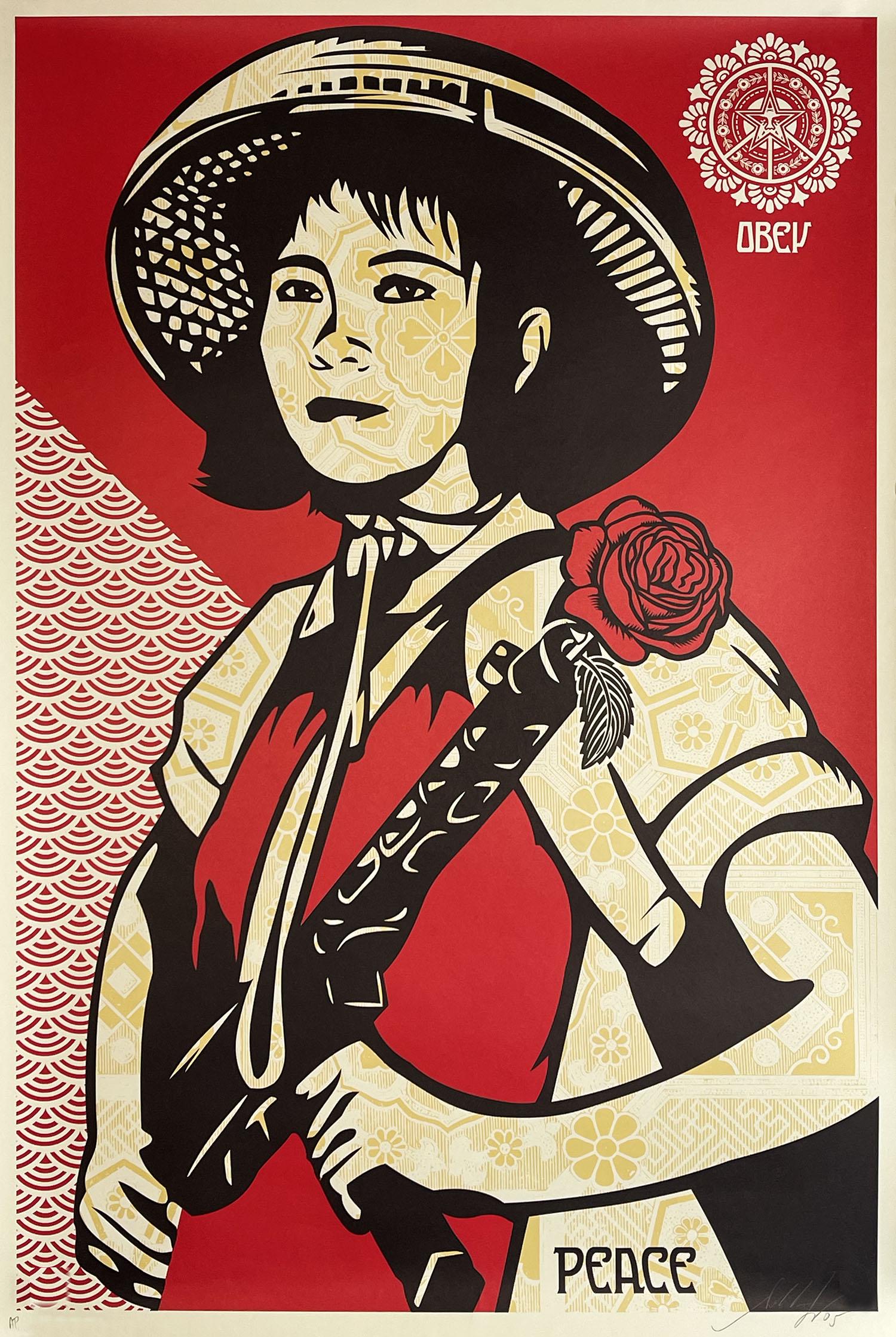 SHEPARD FAIREY 'Revolution Woman' Lithograph Print (1 of 10)