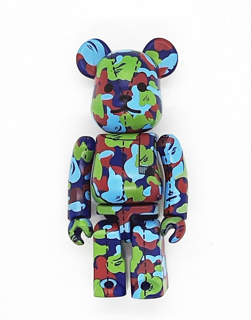 BAPE x Medicom Toy Bearbrick Camo Bear Cushion Black