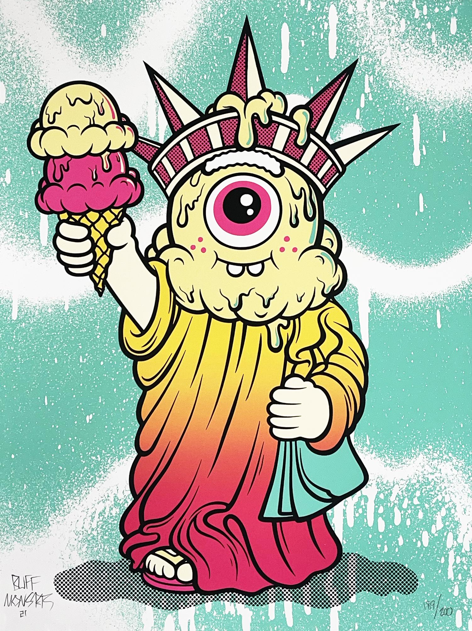 BUFF MONSTER 'Liberty' Silkscreen Print (1 of 13)